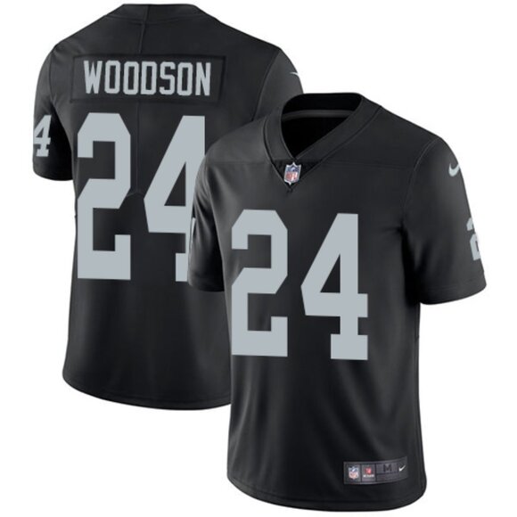 Mens Youths Kids Womens Charles Woodson Black Stitched Vapor Jersey